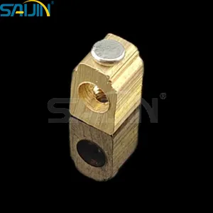 /brass terminal end contact with silver contact