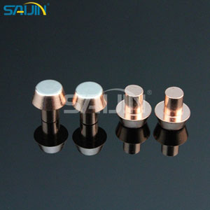 Electrical Silver AuNi/CuNi Bimetal Contact Rivets