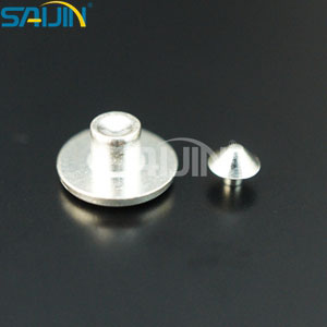 Electrical Concave Solid Silver Rivet Contact