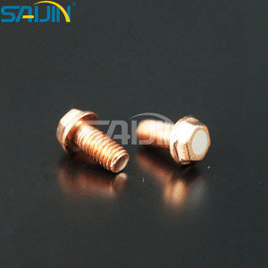 Bi-metal Silver Contact with Screw Thread M3 for Switch