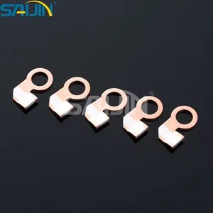 Copper Rivet Contacts supplier_ metal stamping parts copper with silver inlay Copper Rivet Contacts supplier_ metal stamping parts copper with silver inlay