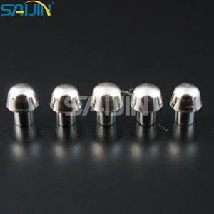 Solid silver contact rivet manufacturer-Round Head AgCdO Solid Silver Contact Rivet
