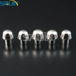 Solid silver contact rivet manufacturer-Round Head AgCdO Solid Silver Contact Rivet Solid silver contact rivet manufacturer-Round Head AgCdO Solid Silver Contact Rivet